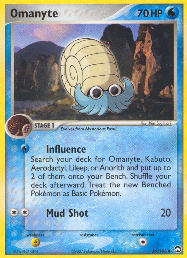 Carte Pokémon: Omanyte [Amonita]