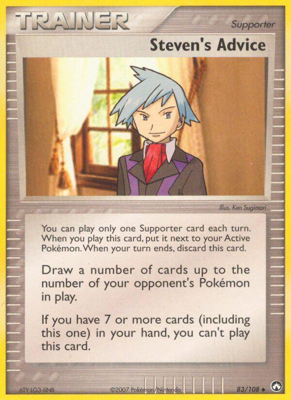 Carte Pokémon: Steven's Advice [Les conseils de Pierre]