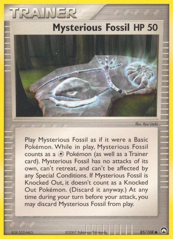 Carte Pokémon: Mysterious Fossil [Mysérieux fossile]