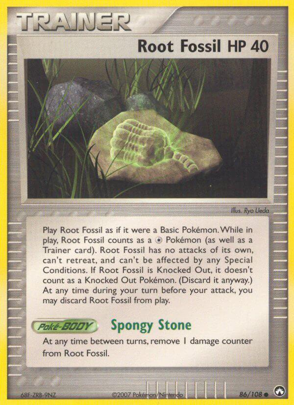 Carte Pokémon: Root Fossil [Fossile racine]