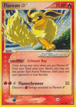 Carte Pokémon: Flareon star