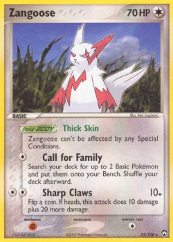 Carte Pokémon: Zangoose