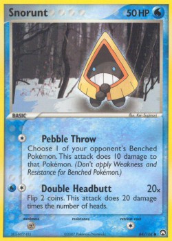 Carte Pokémon: Snorunt