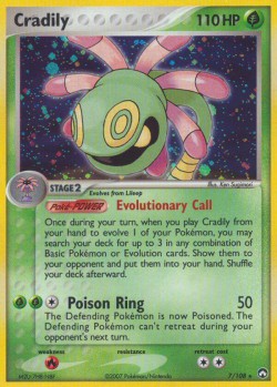 Carte Pokémon: Cradily