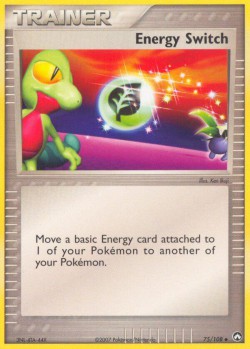 Carte Pokémon: Energy Switch