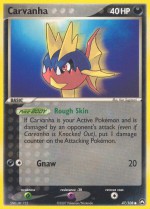 Carte Pokémon: Carvanha