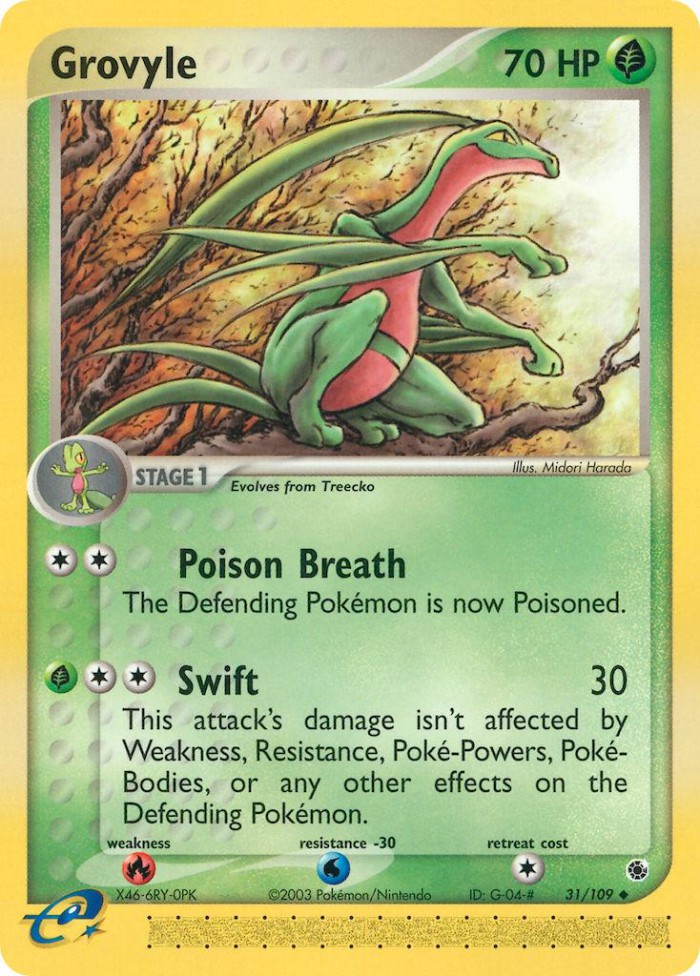 Carte Pokémon: Grovyle [Massko]