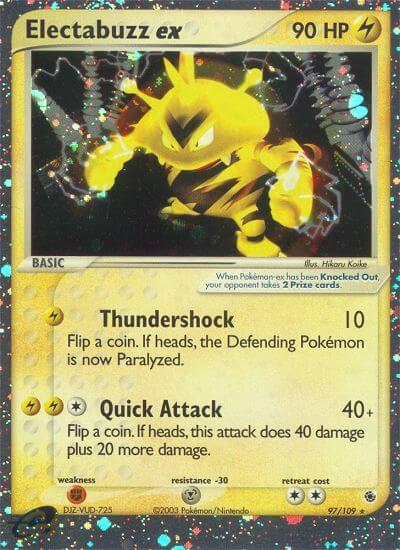 Carte Pokémon: Electabuzz ex [Elektek ex]