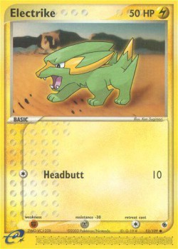 Carte Pokémon: Electrike