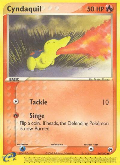 Carte Pokémon: Cyndaquil [Héricendre]