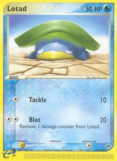 Carte Pokémon: Lotad [Nenupiot]