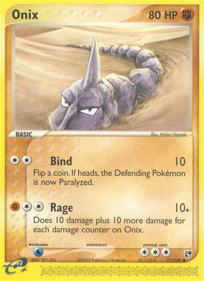 Carte Pokémon: Onix [Onix]