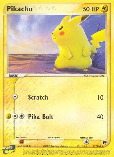 Carte Pokémon: Pikachu [Pikachu]