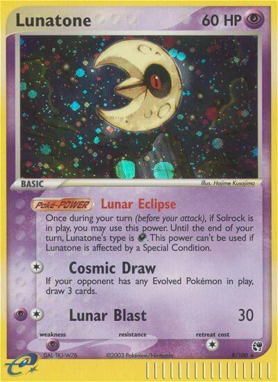 Carte Pokémon: Lunatone [Seleroc]