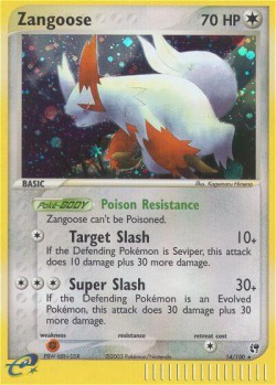 Carte Pokémon: Zangoose