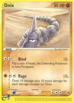 Carte Pokémon: Onix