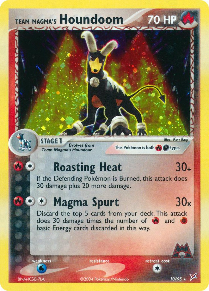 Carte Pokémon: Team Magma's Houndoom [Démolosse de Team Magma]