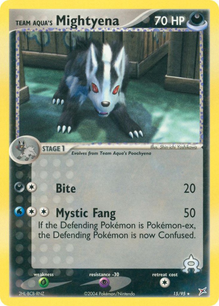 Carte Pokémon: Team Aqua's Mightyena [Grahyena de Team Aqua]