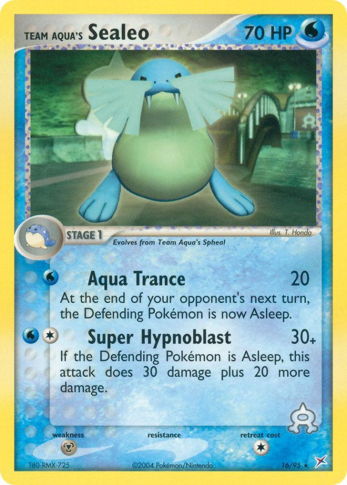 Carte Pokémon: Team Aqua's Sealeo [Phogleur de Team Aqua]