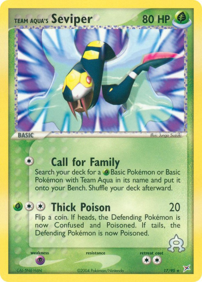 Carte Pokémon: Team Aqua's Seviper [Seviper de Team Aqua]