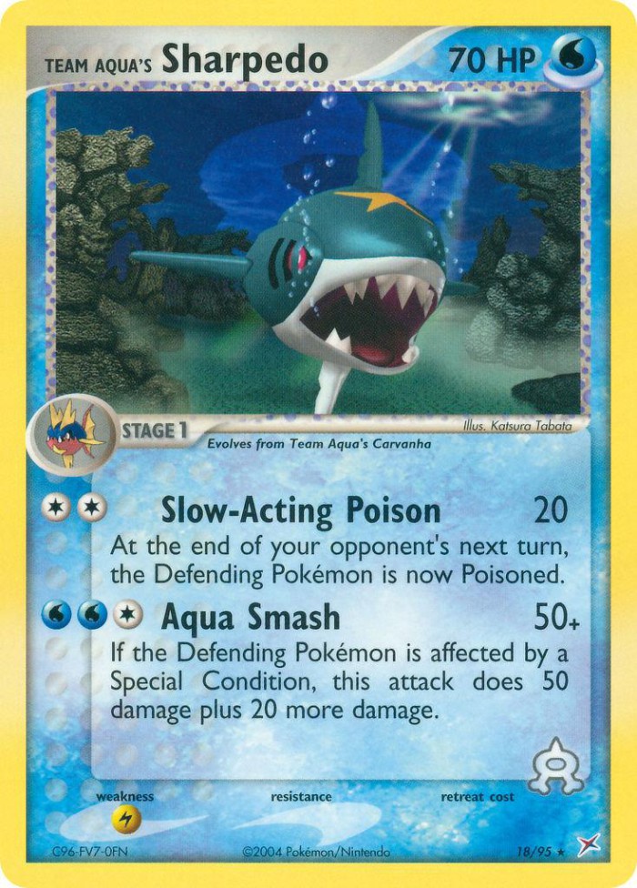 Carte Pokémon: Team Aqua's Sharpedo [Sharpedo de Team Aqua]