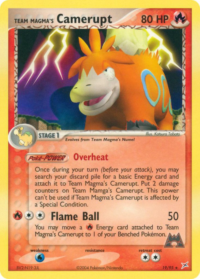 Carte Pokémon: Team Magma's Camerupt [Camerupt de Team Magma]