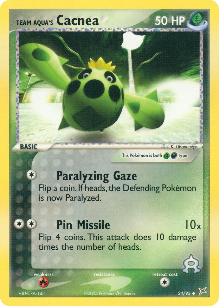 Carte Pokémon: Team Aqua's Cacnea [Cacnea de Team Aqua]