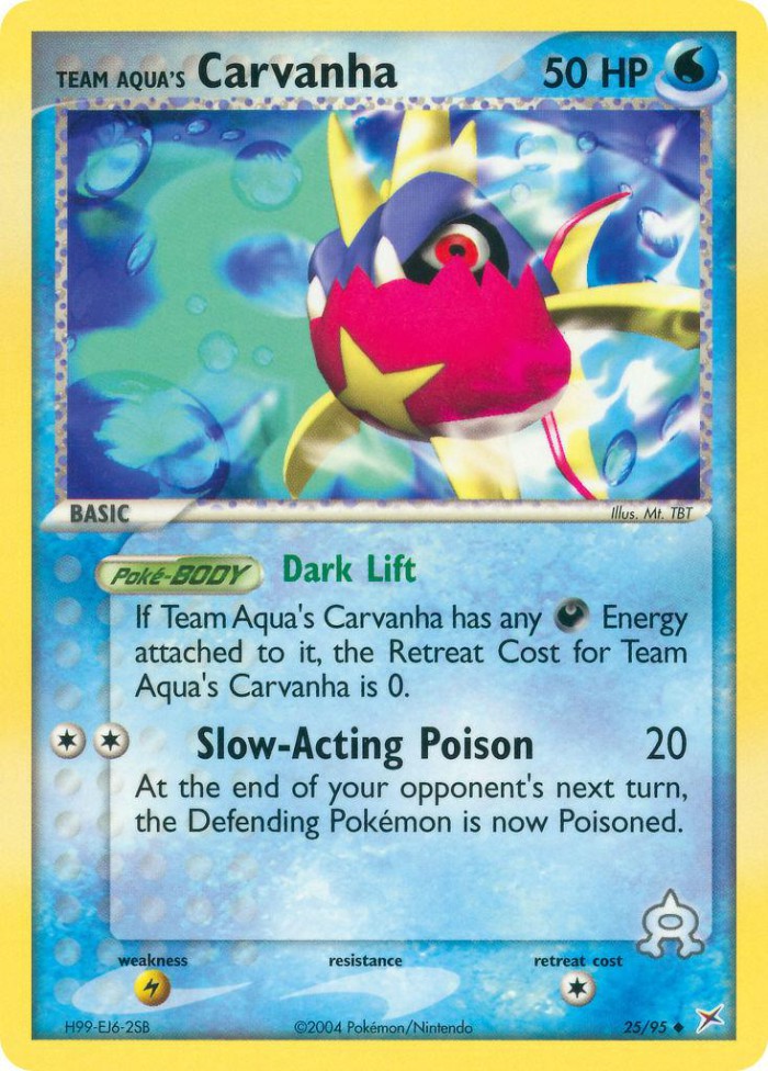 Carte Pokémon: Team Aqua's Carvanha [Carvanha de Team Aqua]