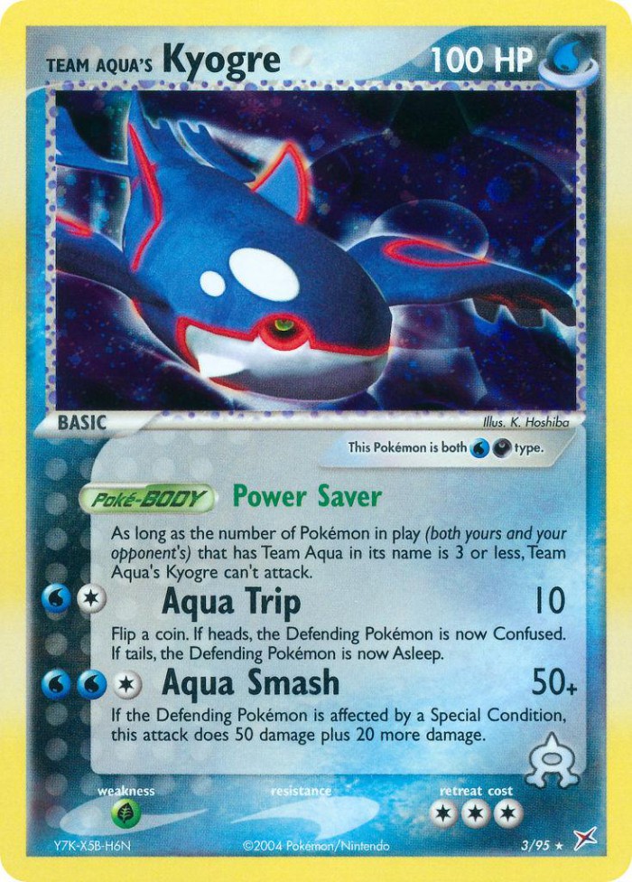 Carte Pokémon: Team Aqua's Kyogre [Kyogre de Team Aqua]