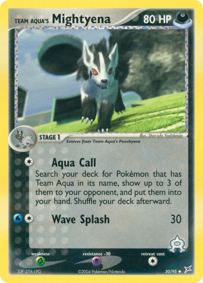 Carte Pokémon: Team Aqua's Mightyena [Grahyena de Team Aqua]