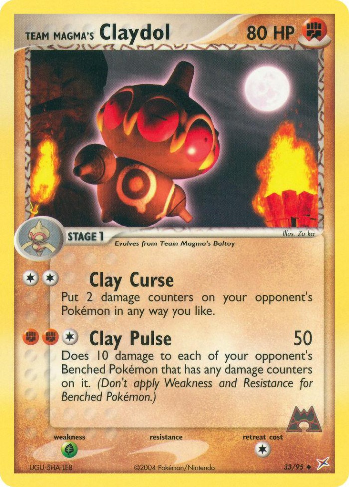 Carte Pokémon: Team Magma's Claydol [Kaorine de Team Magma]