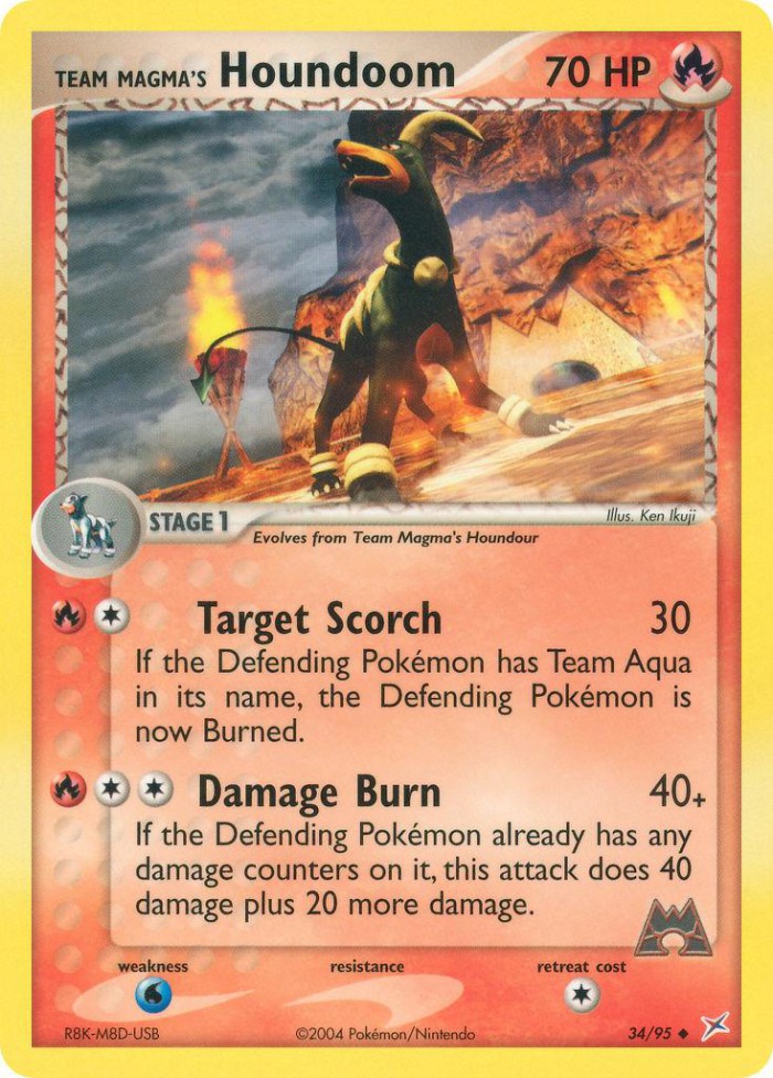 Carte Pokémon: Team Magma's Houndoom [Démolosse de Team Magma]