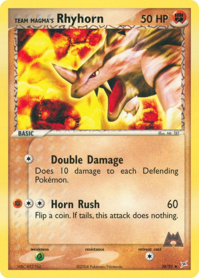 Carte Pokémon: Team Magma's Rhyhorn [Rhinocorne de Team Magma]