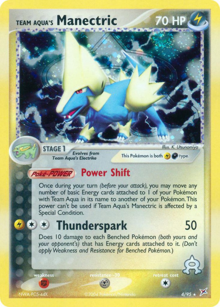 Carte Pokémon: Team Aqua's Manectric [Elecsprint de Team Aqua]