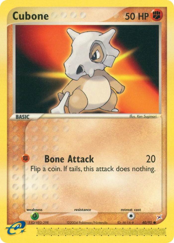 Carte Pokémon: Cubone [Osselait]