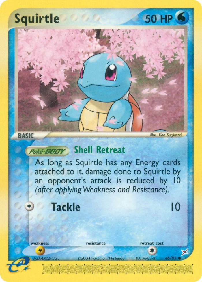 Carte Pokémon: Squirtle [Carapuce]