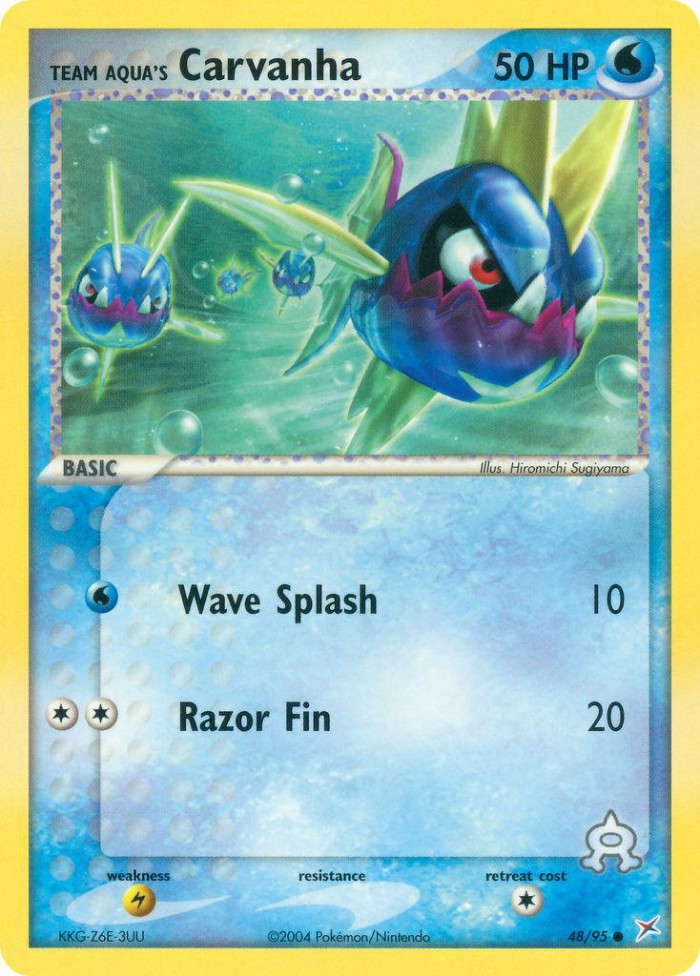 Carte Pokémon: Team Aqua's Carvanha [Carvanha de Team Aqua]