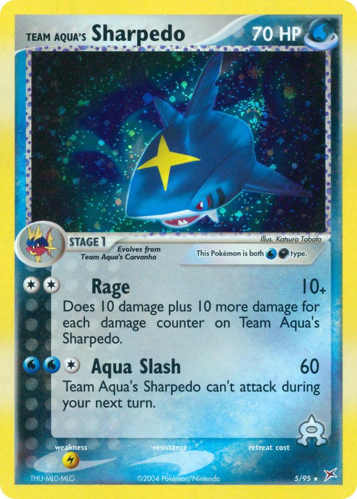 Carte Pokémon: Team Aqua's Sharpedo [Sharpedo de Team Aqua]