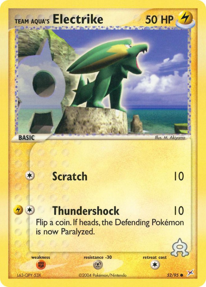 Carte Pokémon: Team Aqua's Electrike [Dynavolt de Team Aqua]