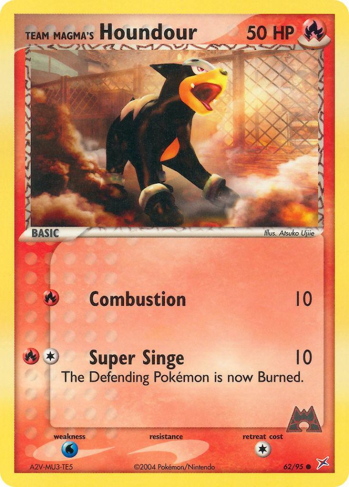 Carte Pokémon: Team Magma's Houndour [Malosse de Team Magma]