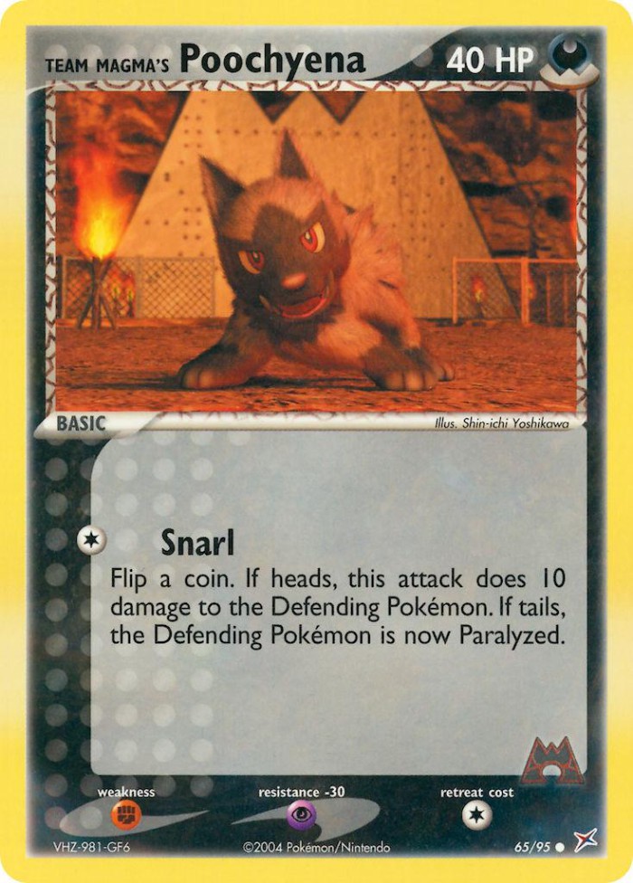 Carte Pokémon: Team Magma's Poochyena [Medhyena de Team Magma]