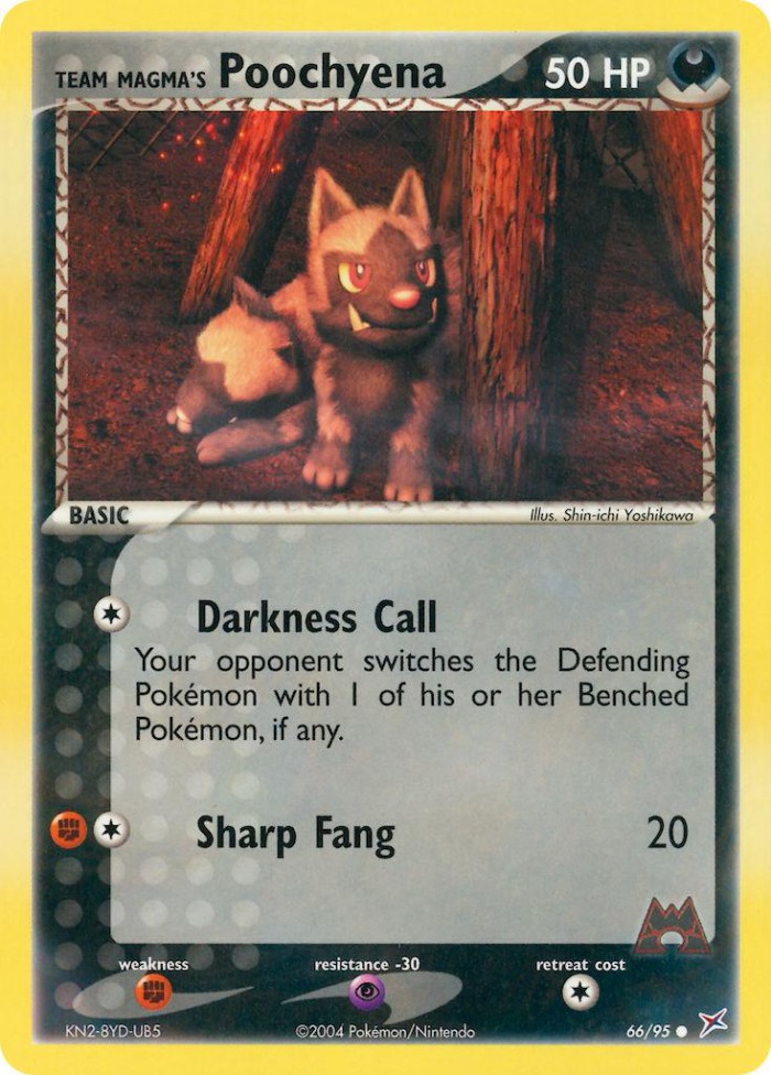 Carte Pokémon: Team Magma's Poochyena [Medhyena de Team Magma]