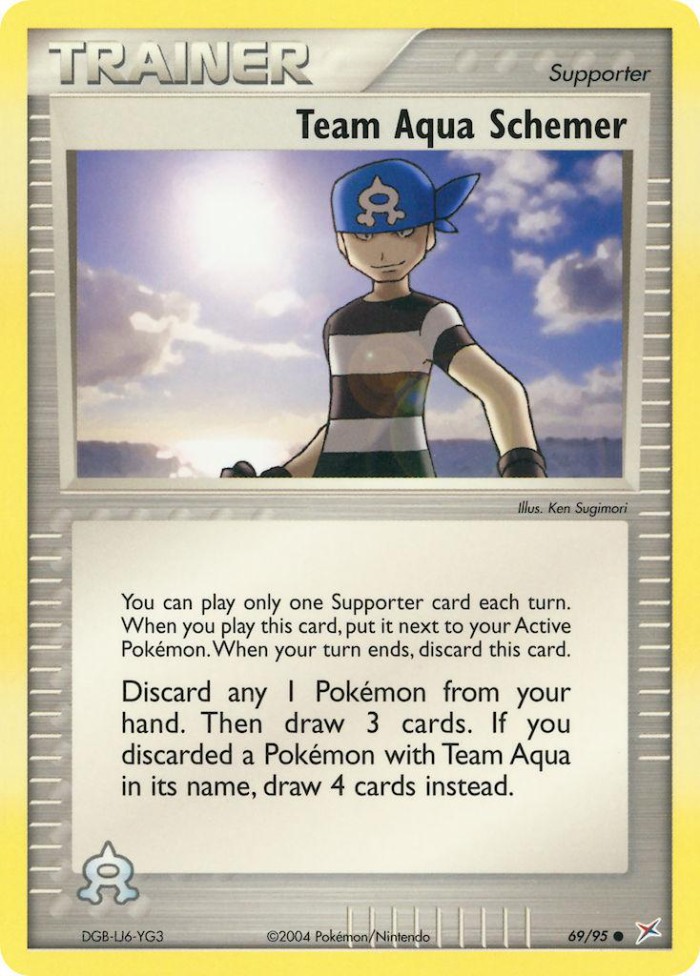 Carte Pokémon: Team Aqua Schemer [Manipulateur de Team Aqua]