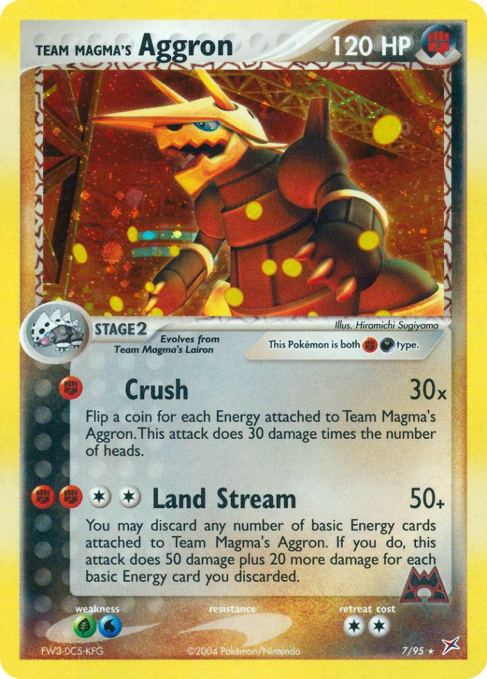 Carte Pokémon: Team Magma's Aggron [Galeking de Team Magma]