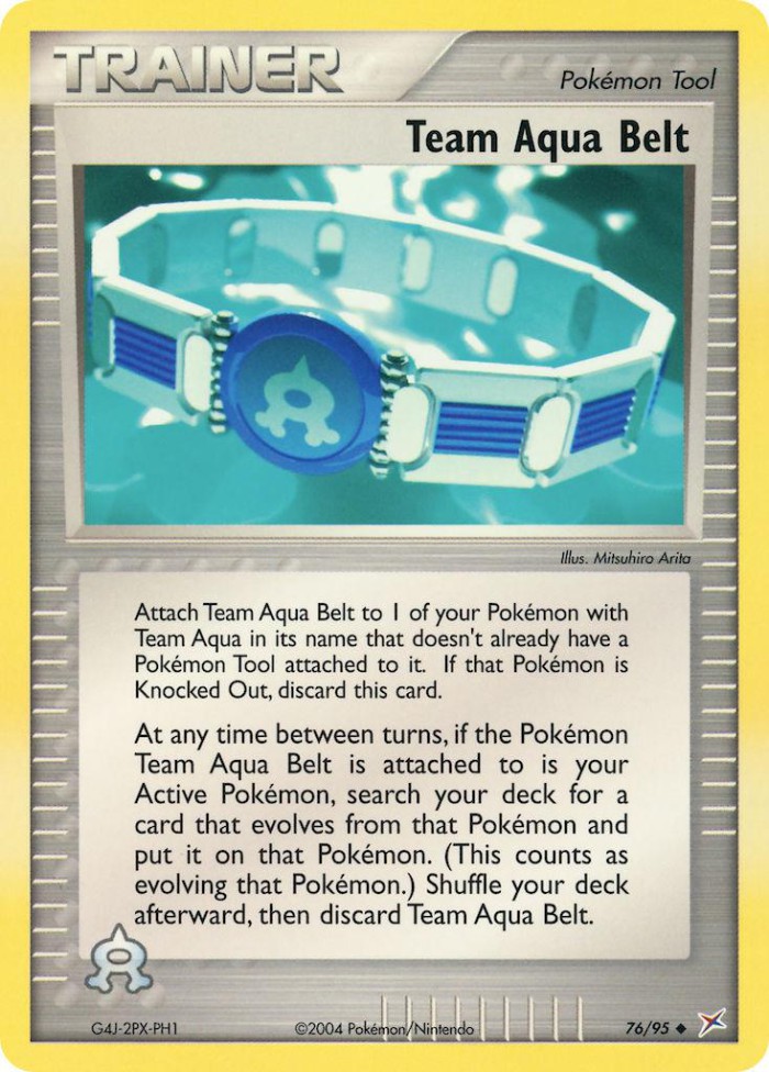 Carte Pokémon: Team Aqua Belt [Raclée de Team Aqua]