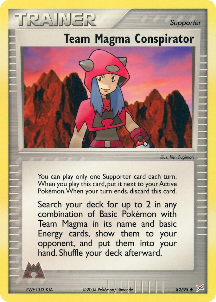 Carte Pokémon: Team Magma Conspirator [Conspirateur de Team Magma]