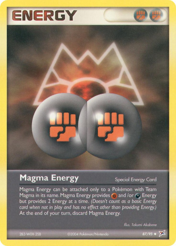 Carte Pokémon: Magma Energy [Énergie Magma]