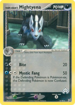 Carte Pokémon: Team Aqua's Mightyena