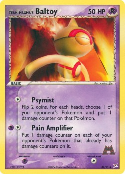 Carte Pokémon: Team Magma's Baltoy