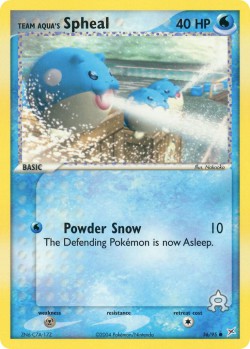 Carte Pokémon: Team Aqua's Spheal